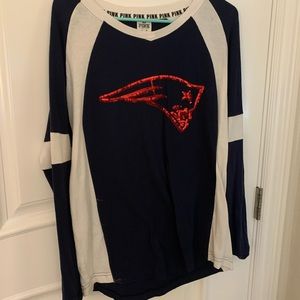 Sequin Patriots long sleeve